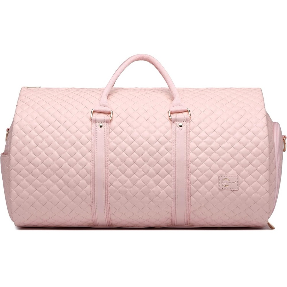 Convertible Carry on Garment Bag for Women,Leather Garment Bags for Travel